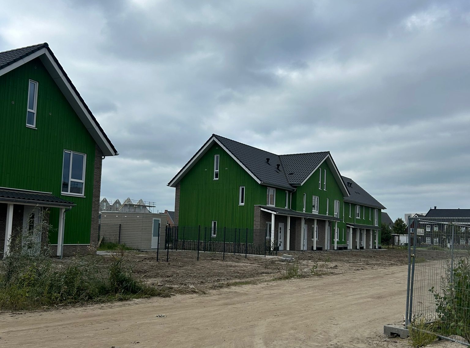 Woning met gevel bekleding 1